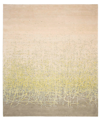 Ballpoint art 5 wit grijs tapijt