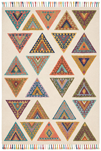 Triangle Weave handgemaakt vloerkleed