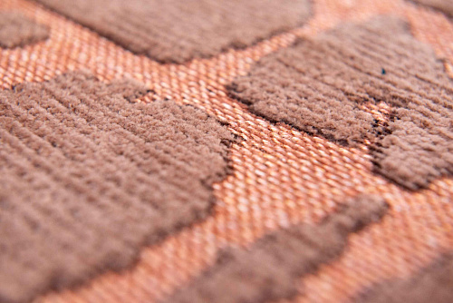Za Copper rond vloerkleed
