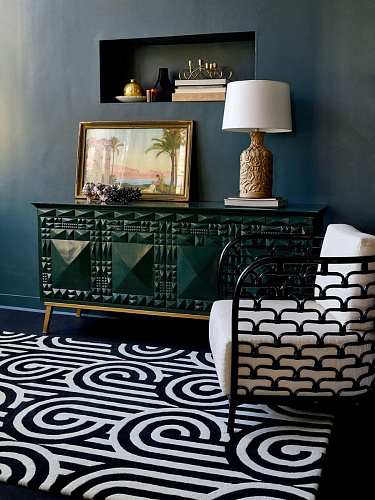 Turnabouts zwart tapijt