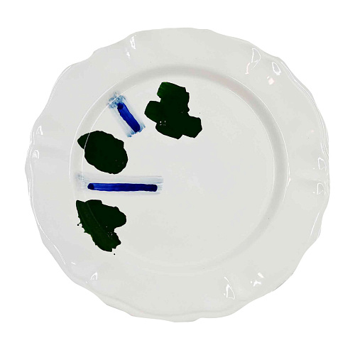 Handgemaakte keramische bord