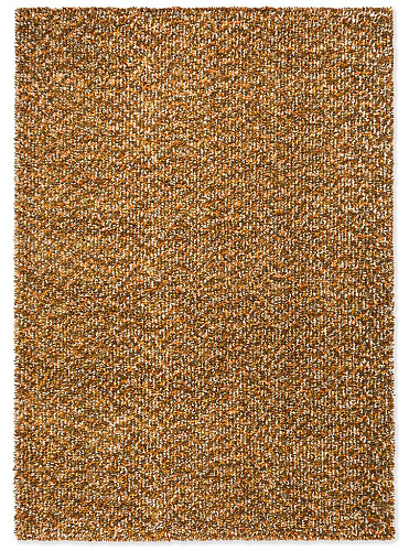 Pop-art geel shag gevilt vloerkleed