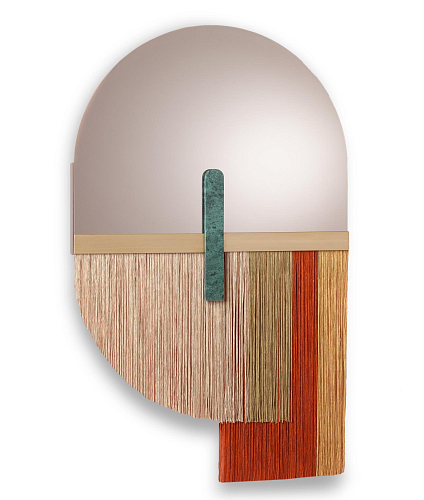 Souk rode decoratieve wandspiegel