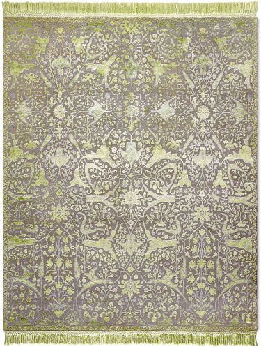Teheran Green luxe vloerkleed