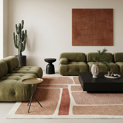 Chantilly Pietra Rust modern vloerkleed