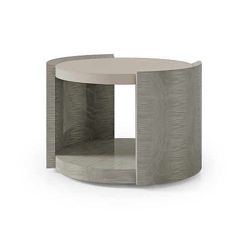 Slaapkamer trolley met leren blad