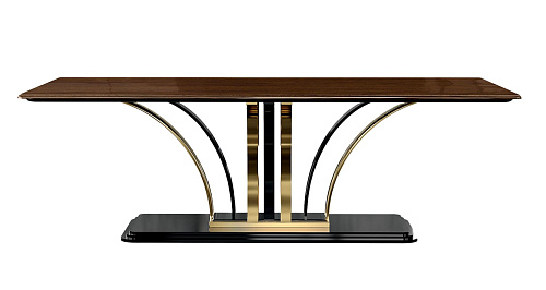 Dilan gouden/bruine tafel