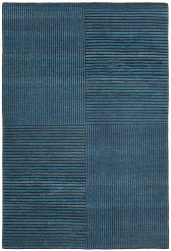 Gamba vario 1 blauw vloerkleed