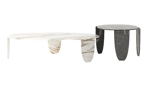 Arturo artistieke glazen salontafel