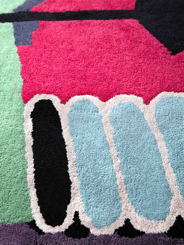 Tufty designer handgeweven vloerkleed