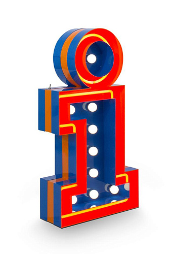 Illuminated Letter I lamp