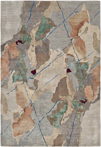 Fragmented Earth handgemaakt vloerkleed