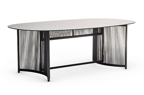 Altana T-OV Antraciet Buiten Eettafel