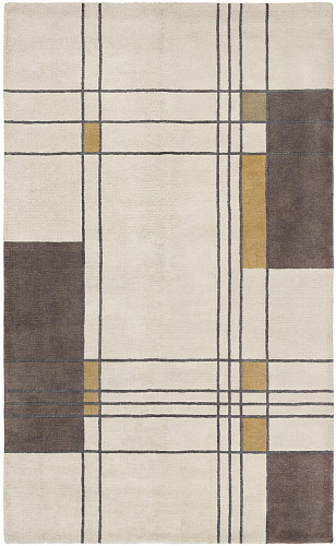 Measured Grid design vloerkleed