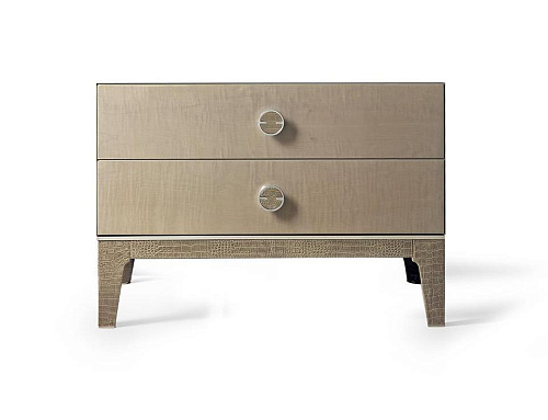 Groot nachtkastje met twee laden 80