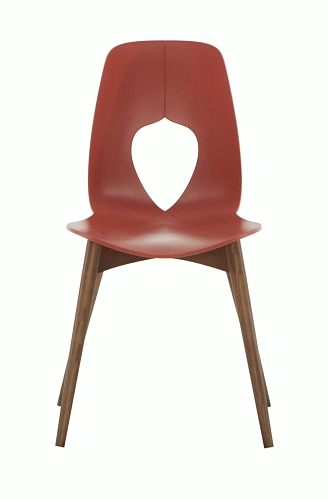 Hole houten stoel