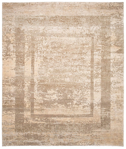 Artwork 27 triple border reverse crème vloerkleed