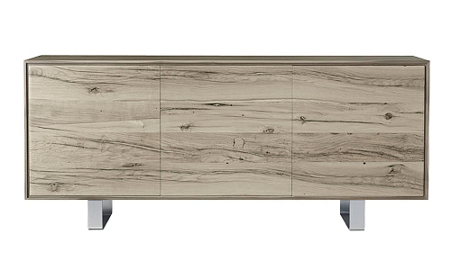Materia grijs eiken 3-deurs dressoir