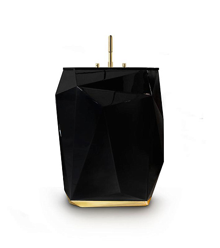 Gemstone zuil wastafel