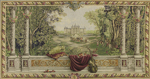 Greenery at the Castle groot wandtapijt