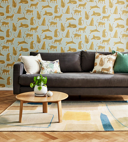 Composition amber tapijt