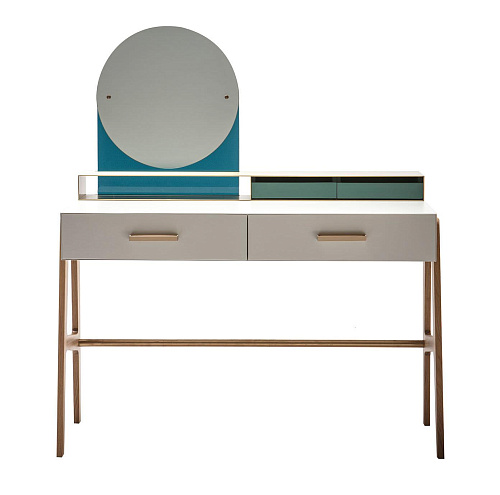 Verfijnde kaptafel met spiegel