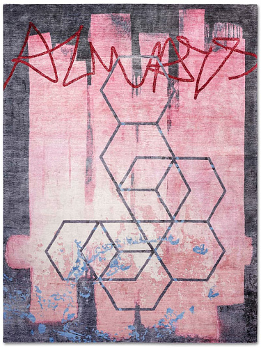 Always Pink handgeweven tapijt