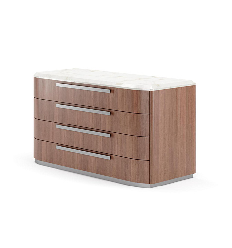 Andy hout en marmeren commode