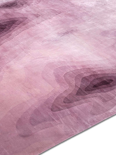 Ocean Lilac luxe handgeknoopt tapijt