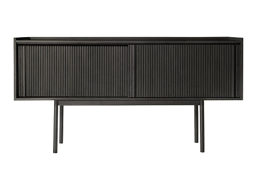 Sipario hoog zwart 2-deurs dressoir