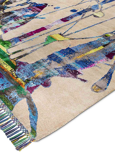 Eco handgemaakte luxe vloerkleed