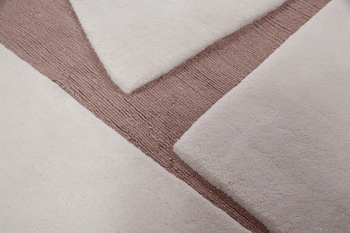 Designer roest gevormd tapijt