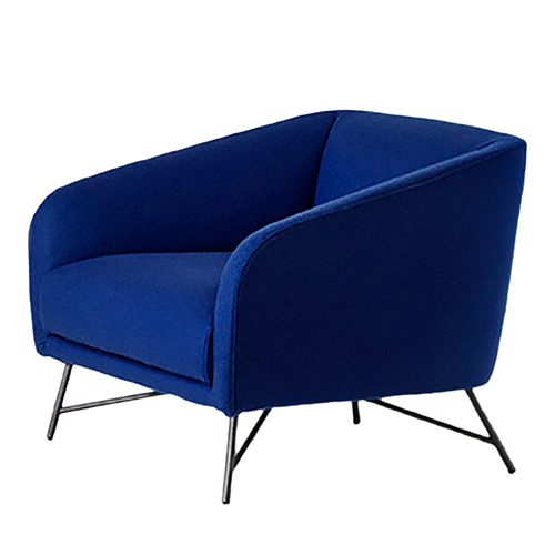 Betty blauwe fauteuil