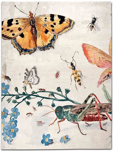 Grasshopper handgeweven tapijt