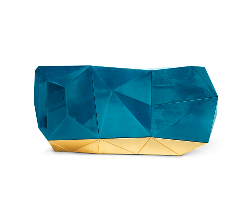 Prism blauw dressoir