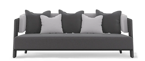 Crown grijze tuinsofa