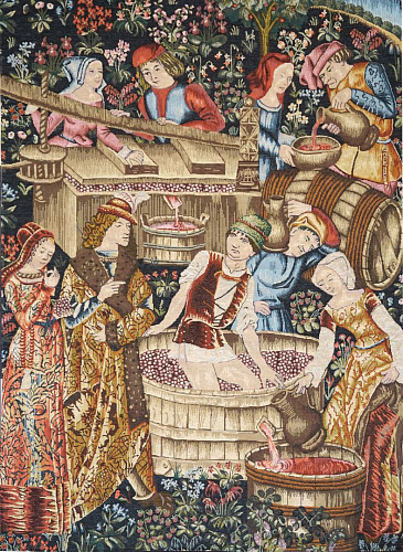 The Wine Press wandtapijt
