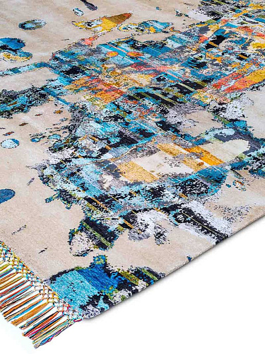 Eco handgemaakte luxe vloerkleed