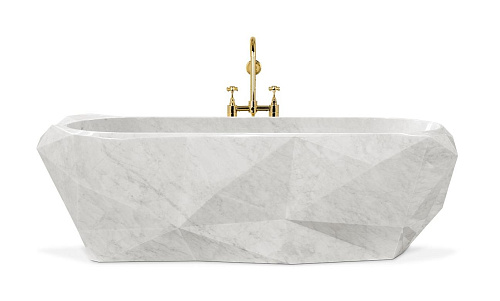 Gemstone marmer badkuip