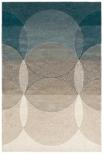 Layered Circles design vloerkleed