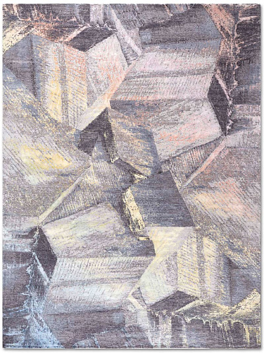 Brutalism Pastel handgeknoopt vloerkleed