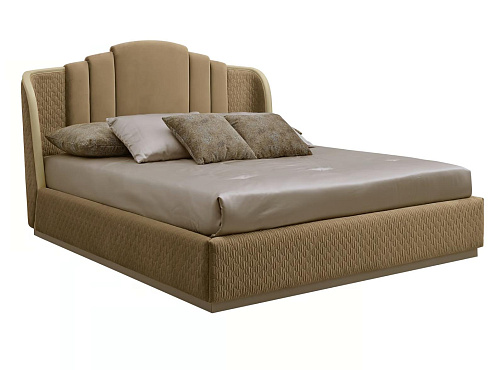 Beige luxe bed