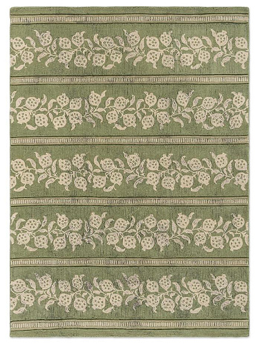 Anaar Forest Green vloerkleed