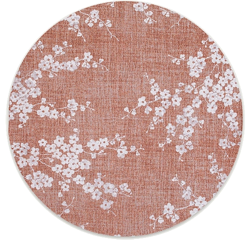 Copper Pink rond vloerkleed