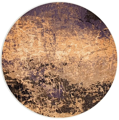 Deep Mine rond vloerkleed