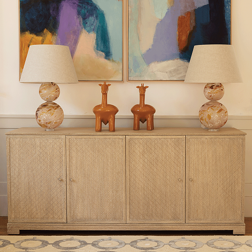 York Venetian White Oak buffet