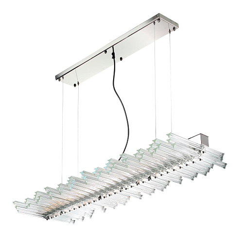Sail Nikkel Triedro Glas Kroonluchter