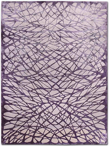 Dresden Lilac handgeknoopt vloerkleed