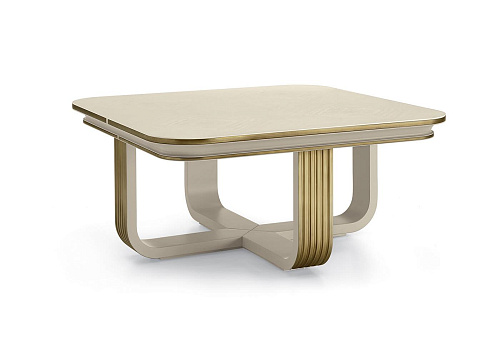Oliver wit/gouden salontafel