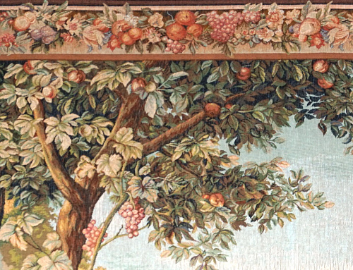 Versailles bloemen wandtapijt